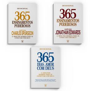 Combo 365 dias de Fé - Kit com 3 Livros