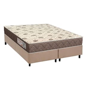 Conjunto Box Queen: Colchão Espuma Ortho D28 Comfortpedic + Base Crc Suede Clean (158x198)