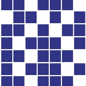 Papel Parede Pastilha Azul E Branco Adesivo Cozinha Banheiro
