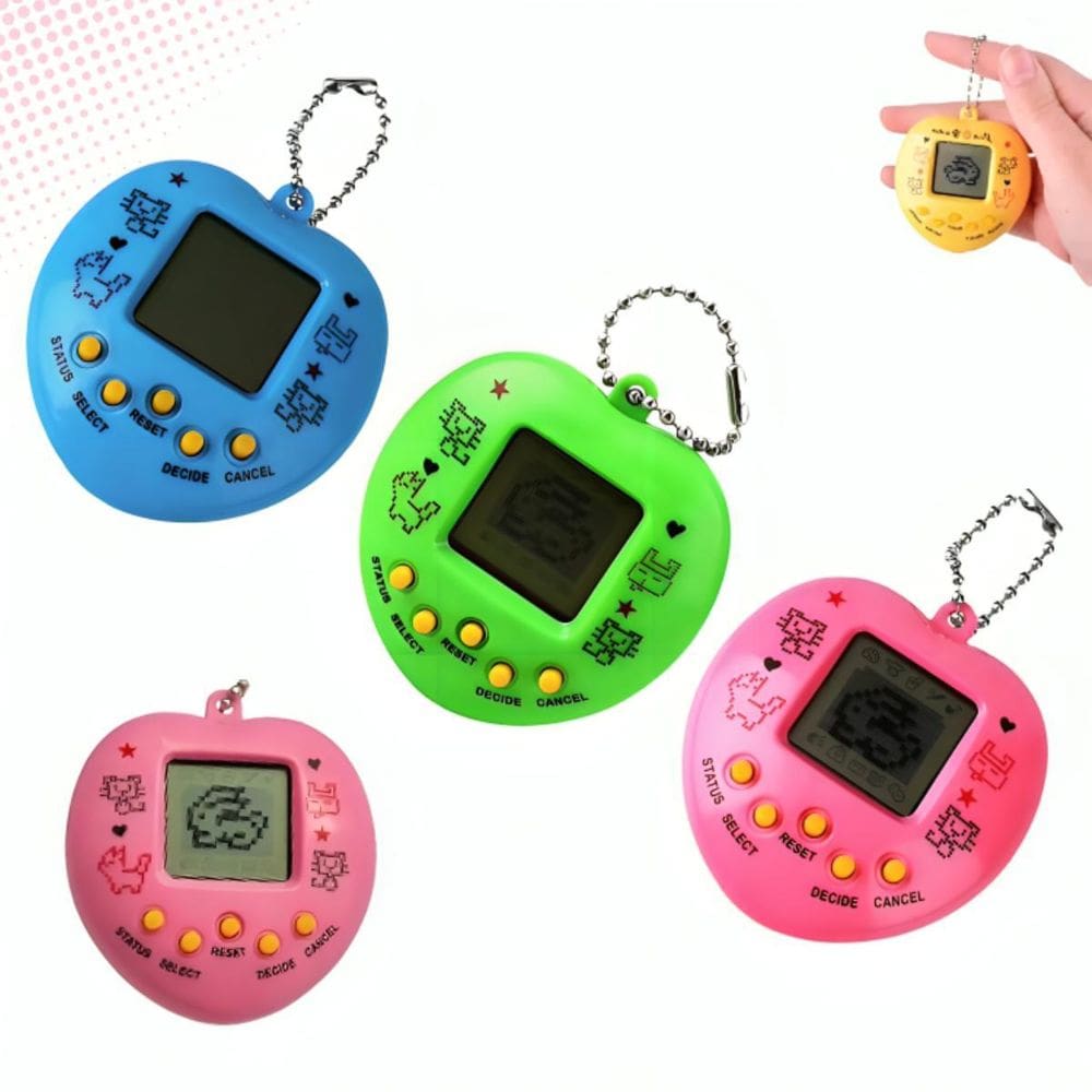 Tamagotchi Bichinho Vermelho 168 Game Virtual Brinquedo