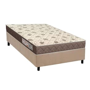 Conjunto Box Solteiro: Colchão Espuma Ortho D28 Comfortpedic+ Base Crc Suede Clean (78x188)