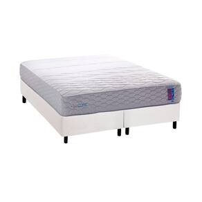 Cama Box Queen: Colchão Espuma D33 Herval - Ag 65 Feelcore + Base Crc Courano White (158x198)