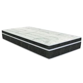 Colchão Solteirão Molas Bonnel Venezia Black Euro Pillow (96x203x24) - Ortho