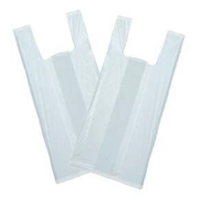 Sacola Reciclada Branca Pacote Com 5Kg 60X80