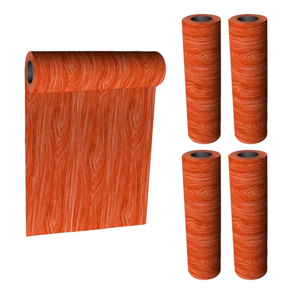Papel de Parede Adesivo Madeira Decorativo 4 Rolos 45cm x 5m - Rio Home