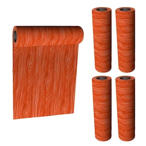 Papel de Parede Adesivo Madeira Decorativo 4 Rolos 45cm x 5m - Rio Home