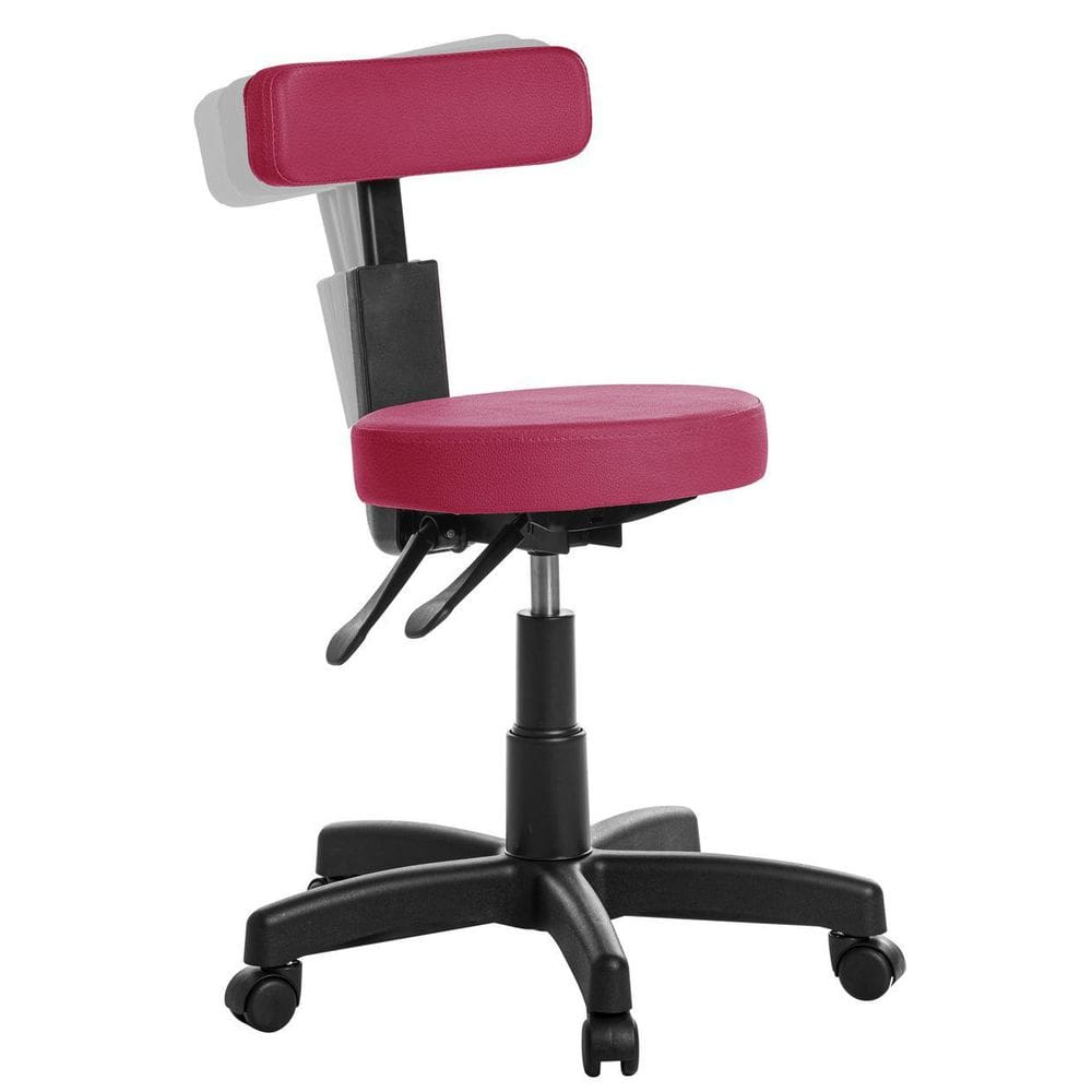 Cadeira Mocho Ergonômica Estética Clinica Rv Rosa