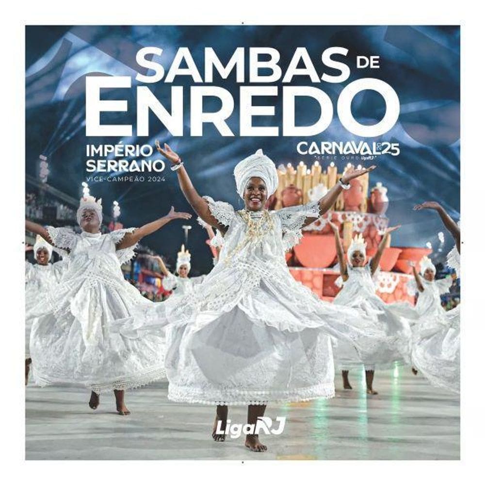 Cd Sambas De Enredo Carnaval 2025 - Série Ouro  Cd Duplo