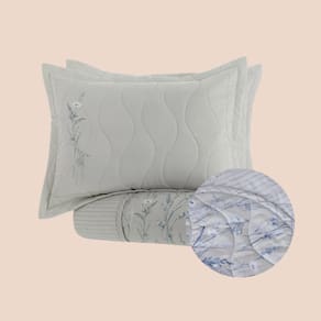 Colcha Cobre-Leito Queen Kacyumara Satinée Dahab 100% Algodão Egípcio Percal 300 Fios