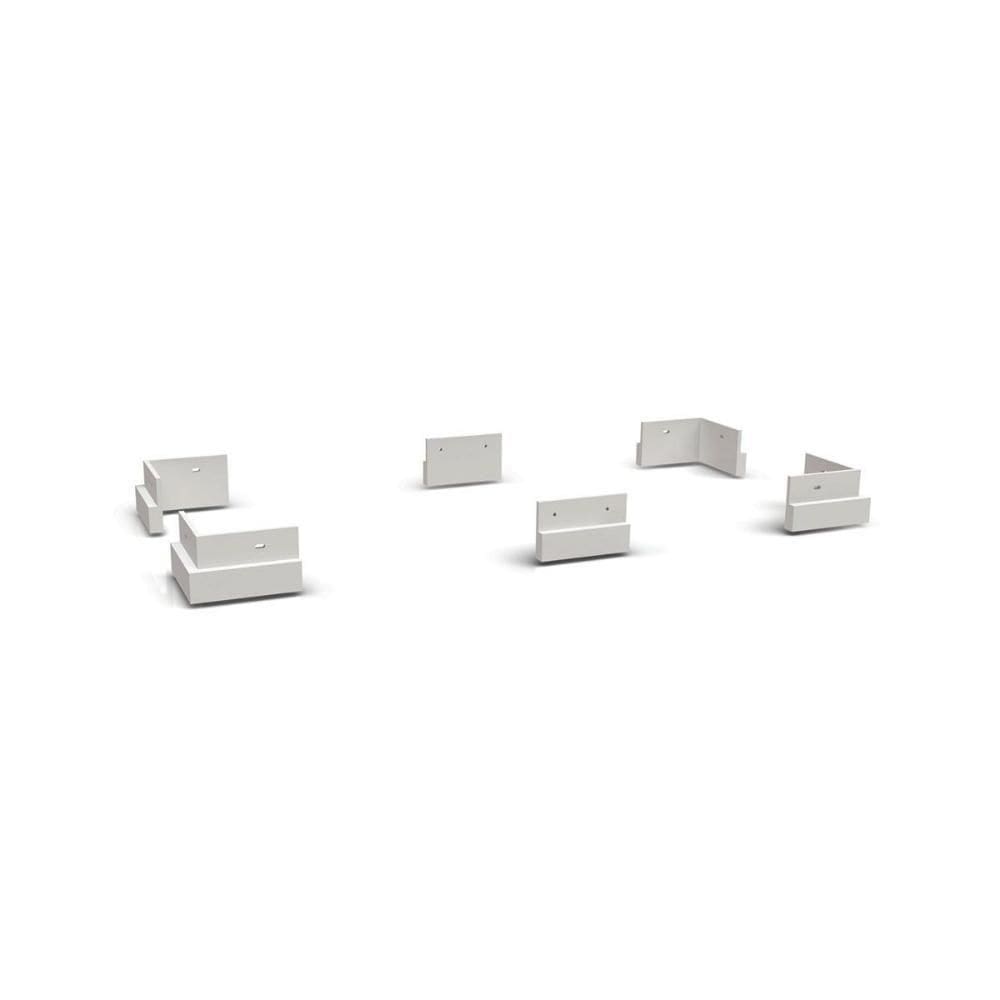 Módulo Cozinha Maxxi Kit Com 6 Pés Pvc B111 Branco