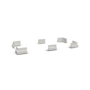 Módulo Cozinha Maxxi Kit Com 6 Pés Pvc B111 Branco