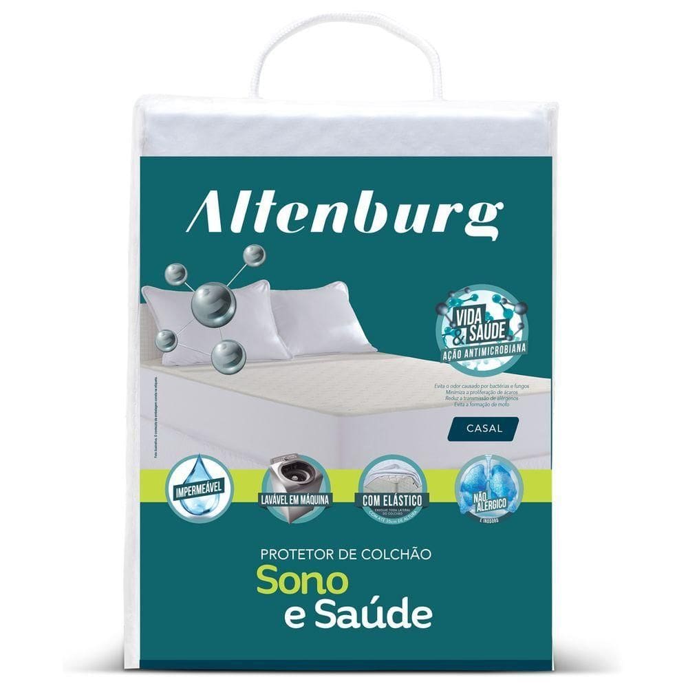 Protetor De Colchão King Impermeável Sono E Saúde Altenburg