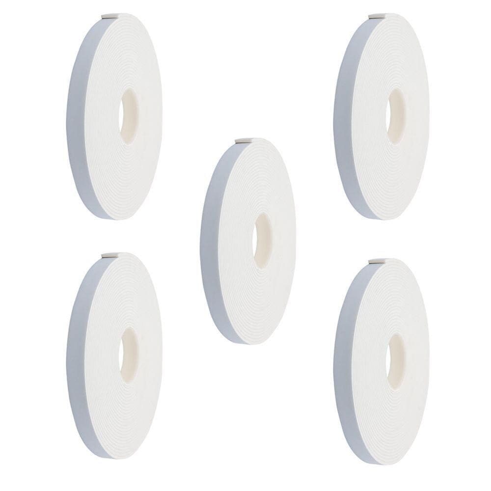 Fita De Espuma Adesiva Kit 5 Unidades Janela Porta 5 Metros Veda Protege Vidro Batente