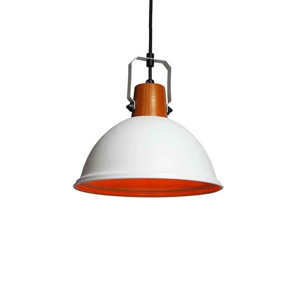 Lustre Pendente Taschibra Factory P E27 Bivolt Branco
