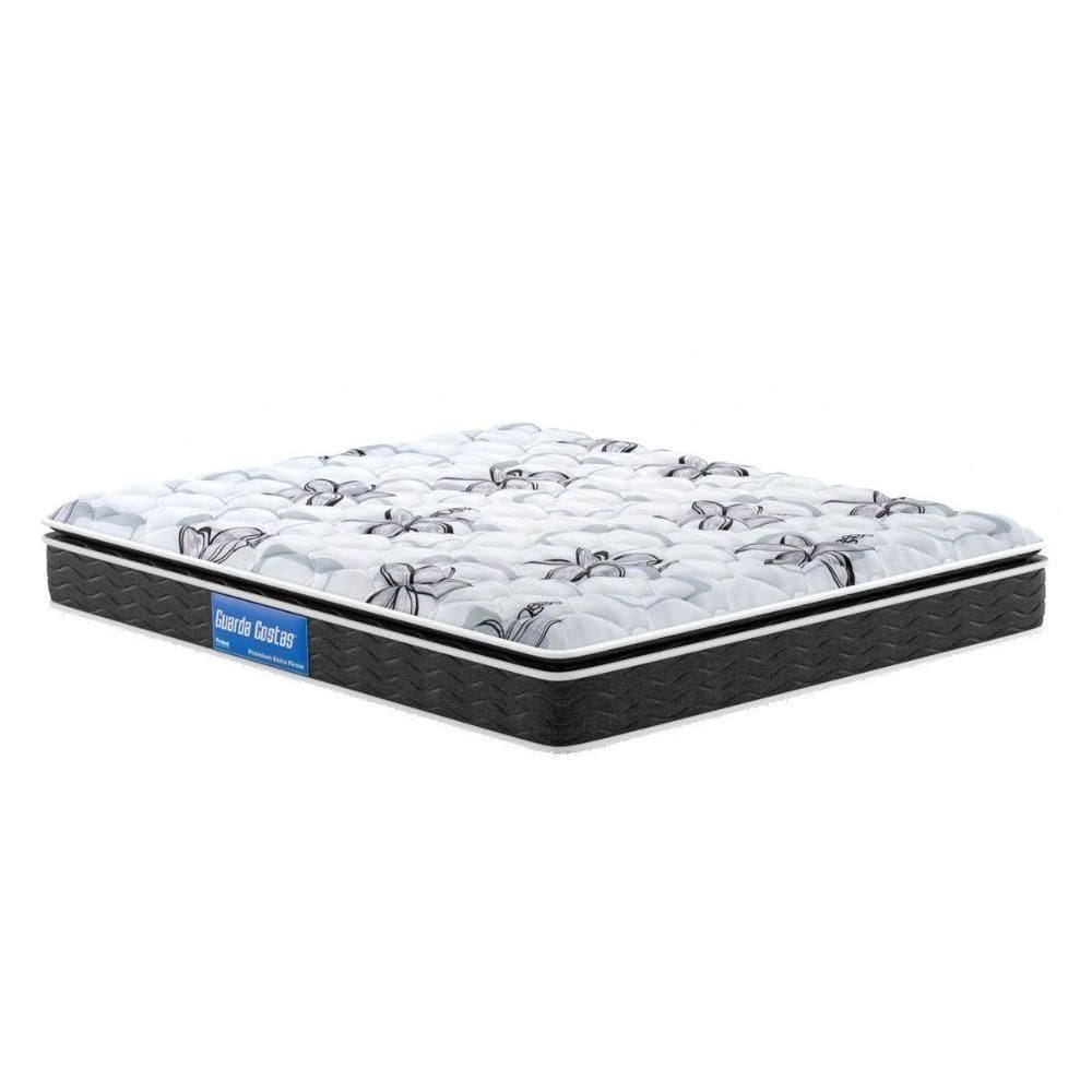 Colchão Casal Espuma D40-20 Guarda Costas Premium Hiper Firme Euro Pillow Black (138x188x22) - Probel
