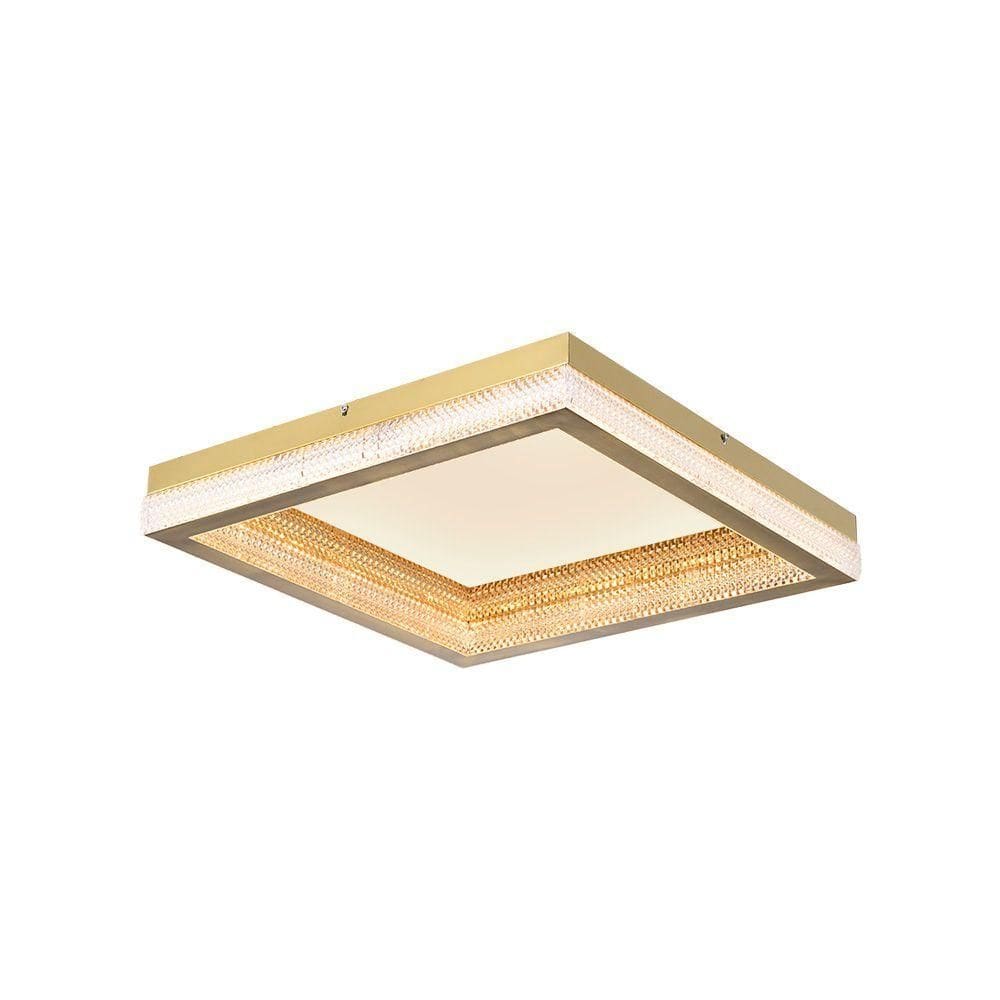 Plafon Skylight Queensland 4006q Dourado Led Bivolt Dourado