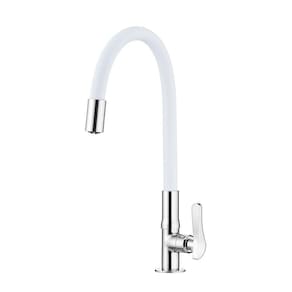 Torneira Lorenzetti Loren 1177 W27 Com Bica ível De Bancada Branca Branco