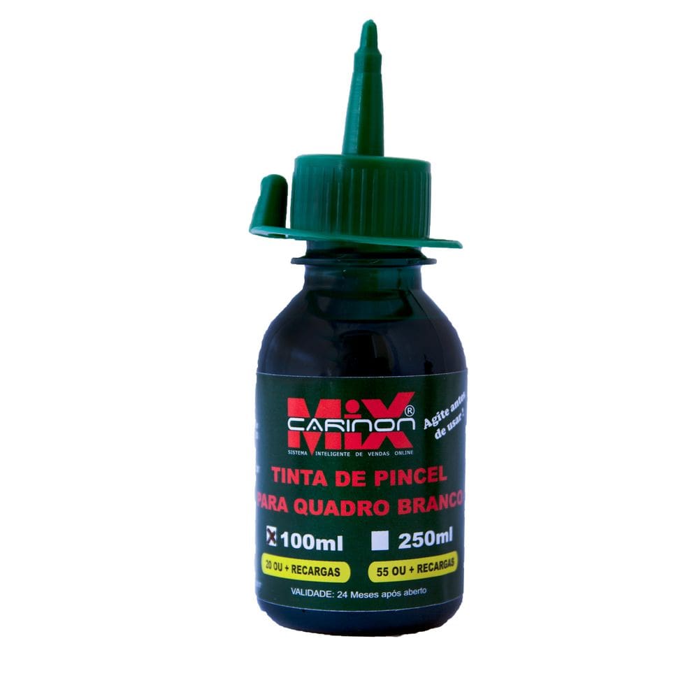 Tinta de pincel para quadro branco 100 ML Verde CarinonMIX