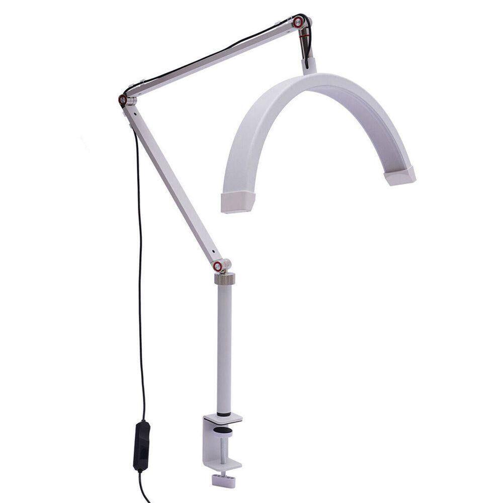 Luminaria Estetica 3 Tons Ajustavel Suporte Celular Spa Mesa Estudio Consultorio Limpeza