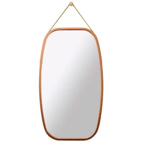 Espelho para Banheiro Retangular Decorativo 46x65cm com Alça Modernatta - Rio Home