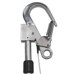 Vara De Manobra Sideup Telescópica 6 Metros Com Gancho 60mm, Mosquetão Oval E Corda 12mm