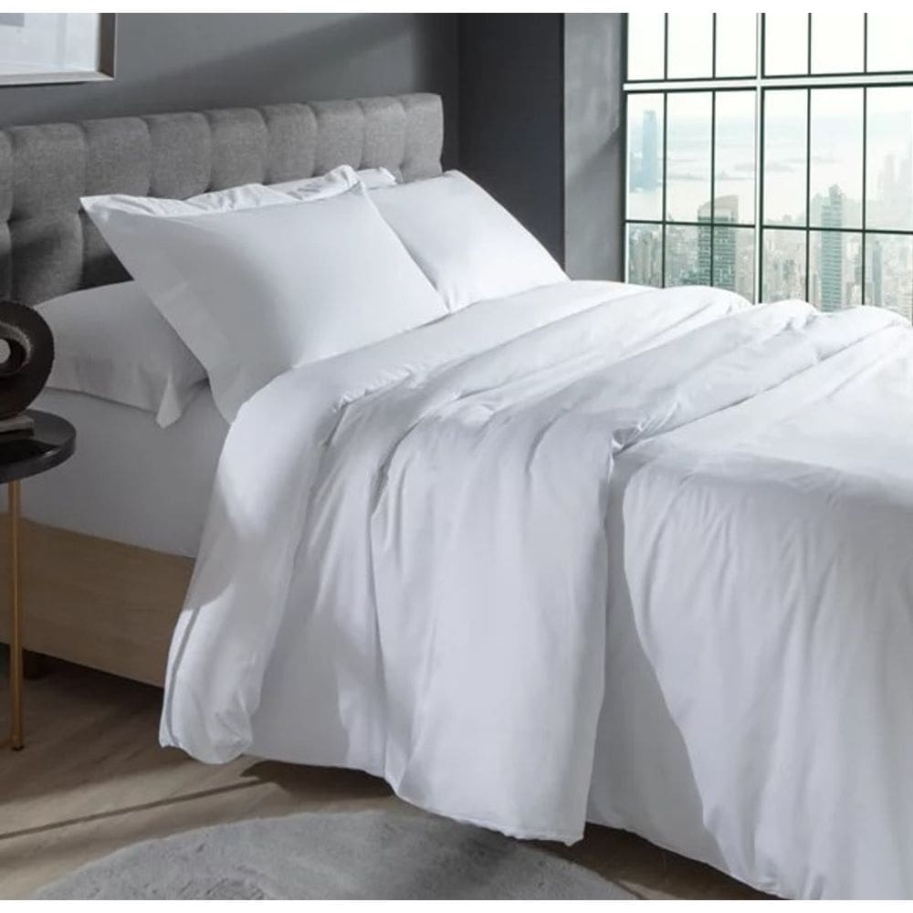 Capa para Edredom Duvet King Size Kacyumara Satinée 100% Algodão Egípcio Percal 300 Fios