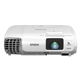 Projetor Epson PowerLite 97H H688A XGA HDM VGA LAN RJ45 USB-A USB-B 2700 Lumens 3LCD Bivolt Branco e Cinza - V11H688