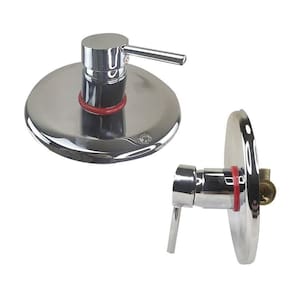 Registro Misturador Monocomando Cromado Inox Agua Quente Fria Banheiro Chuveiro Banheira Box Redondo