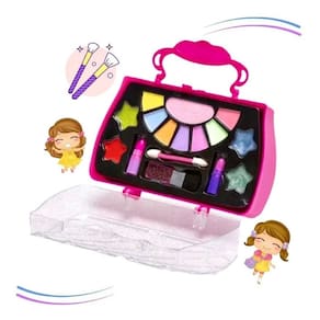 Maleta Maquiagem Infantil Crianças + Batom Sombra Esmalte