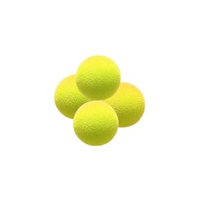 04 Bolas De Espuma Neon Luz Negra- 2 Inch Cor Amarelo