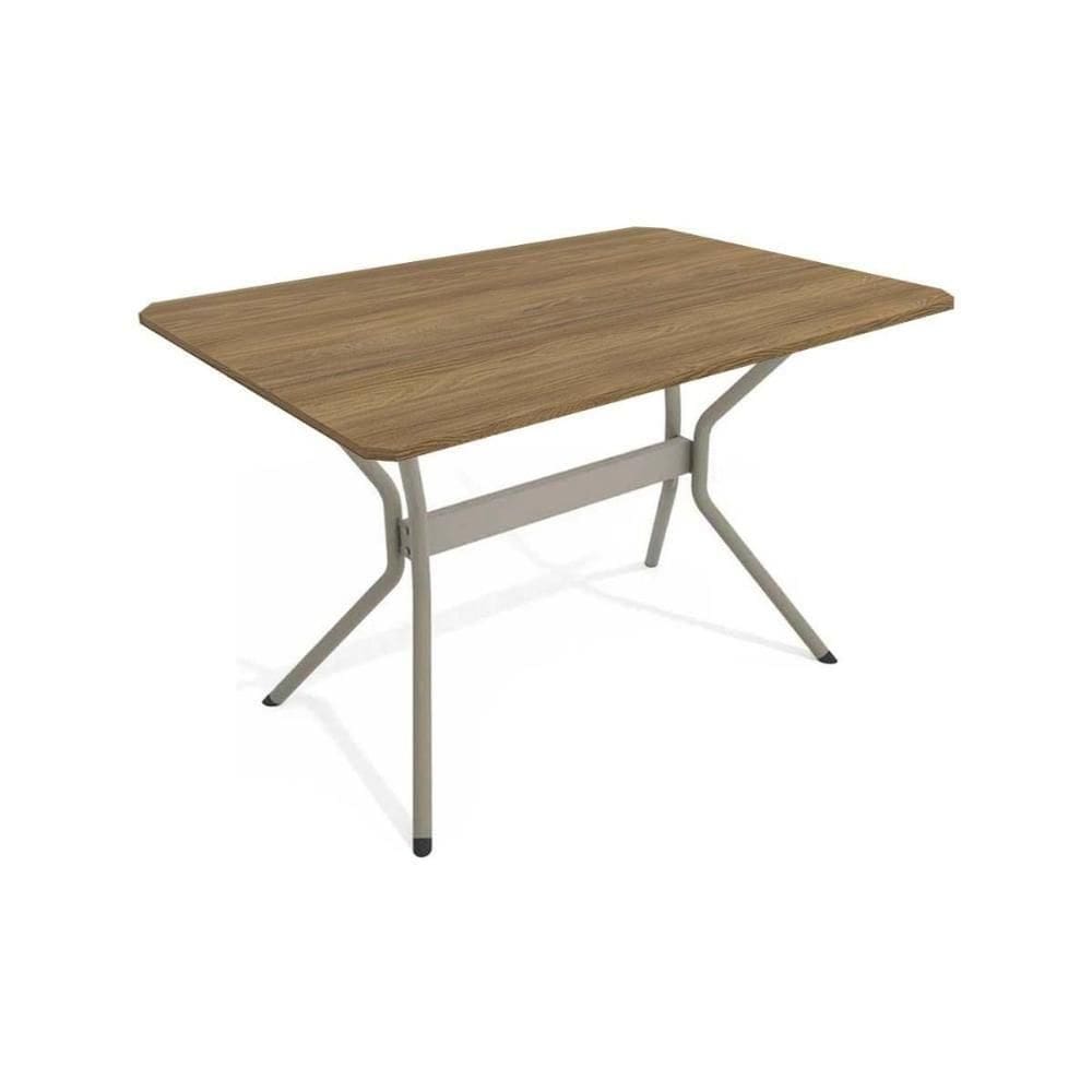 Mesa Para Cozinha Loire Com Tampo 1.60cm Niquel Nogueira Kappesberg