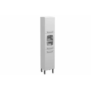 Cristaleira De Cozinha Paneleiro Evidence 7032 Com 3 Portas 1 Com Vidro Branco Bertolini