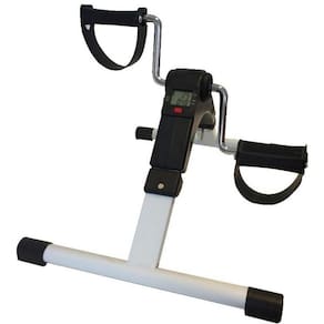 Mini Bicicleta Dobrável Preta com Monitor WCT Fitness