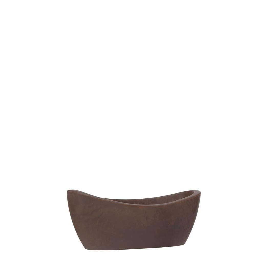 Vaso Jardineira Copacabana Brilho 43x17cm Antique Rusty
