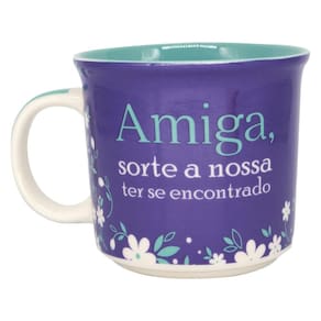 Caneca Tom Amiga Sorte 350Ml Zona Criativa