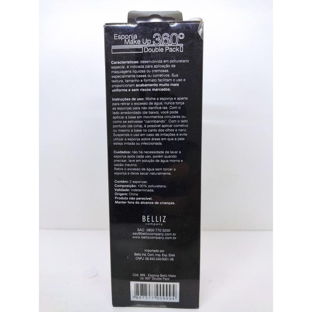 Esponja Make Up 360° Double Pack