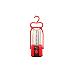 Lampião Com 40 Leds Recarregável 2800mah 8w Portátil Bivolt Cor:vermelho