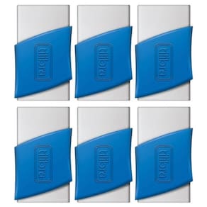 Kit Borracha Branca C- Capa Plástica Tilibra - C- 6 Unidades