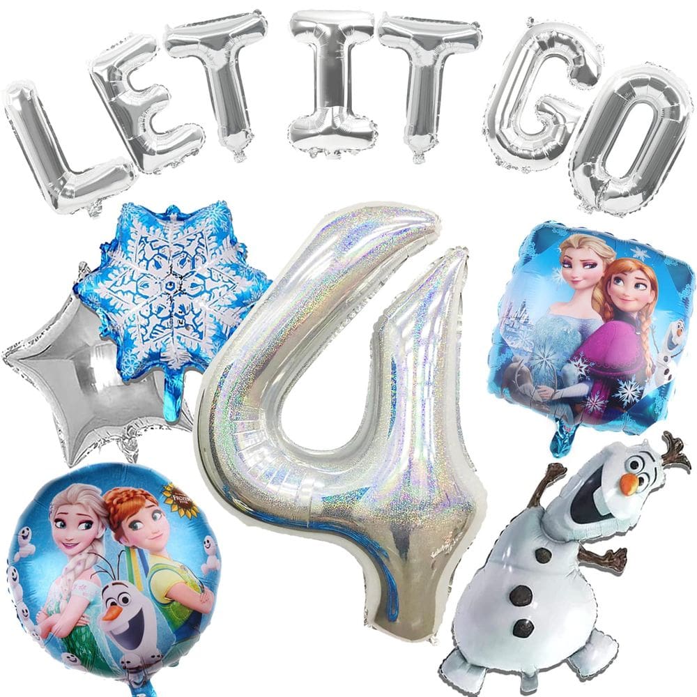 Decorações de festa MAXIUSS Frozen Birthday 13 unidades para crianças