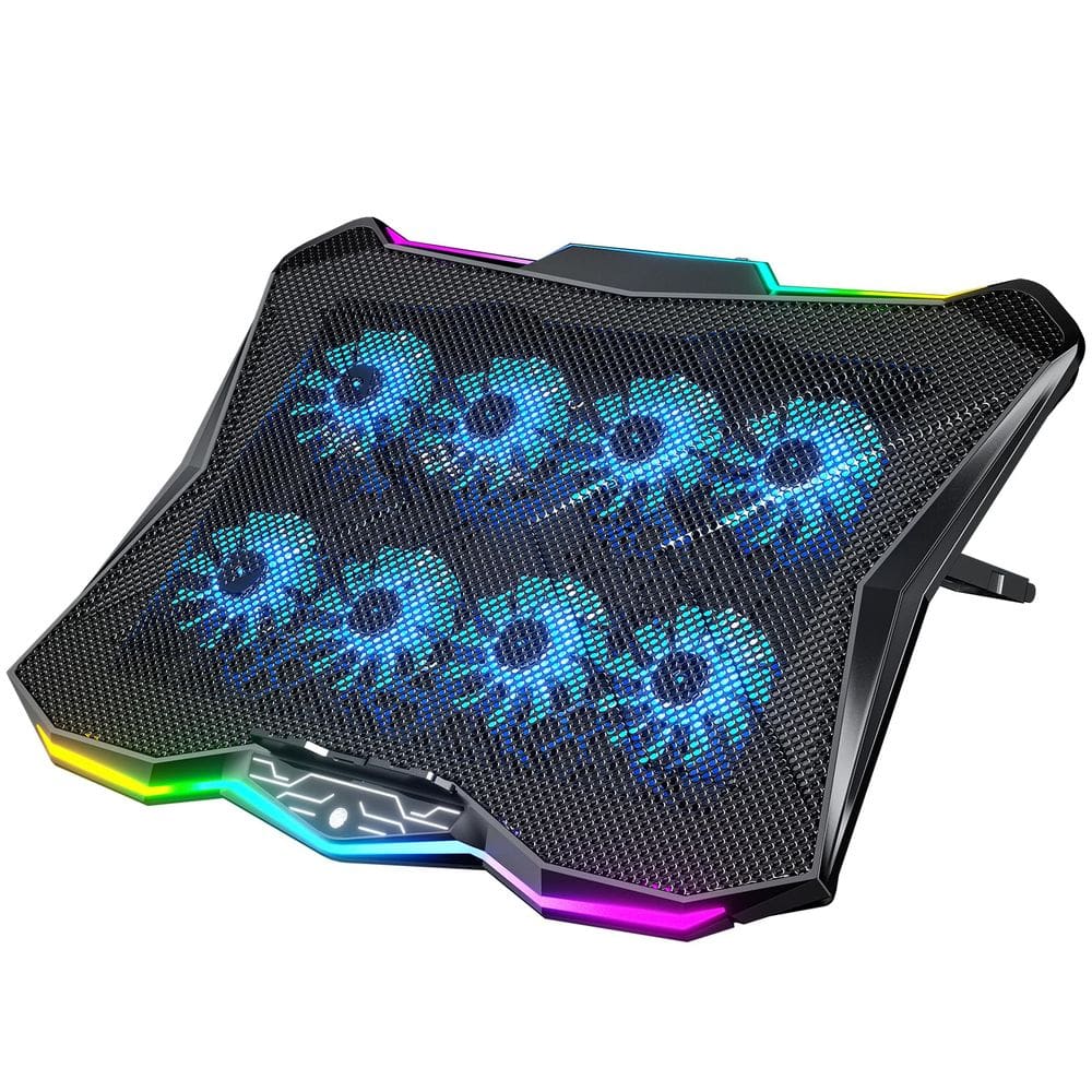 Almofada de resfriamento para laptop para jogos AICHESON com 8 ventiladores para notebook de 15,6-17,3"