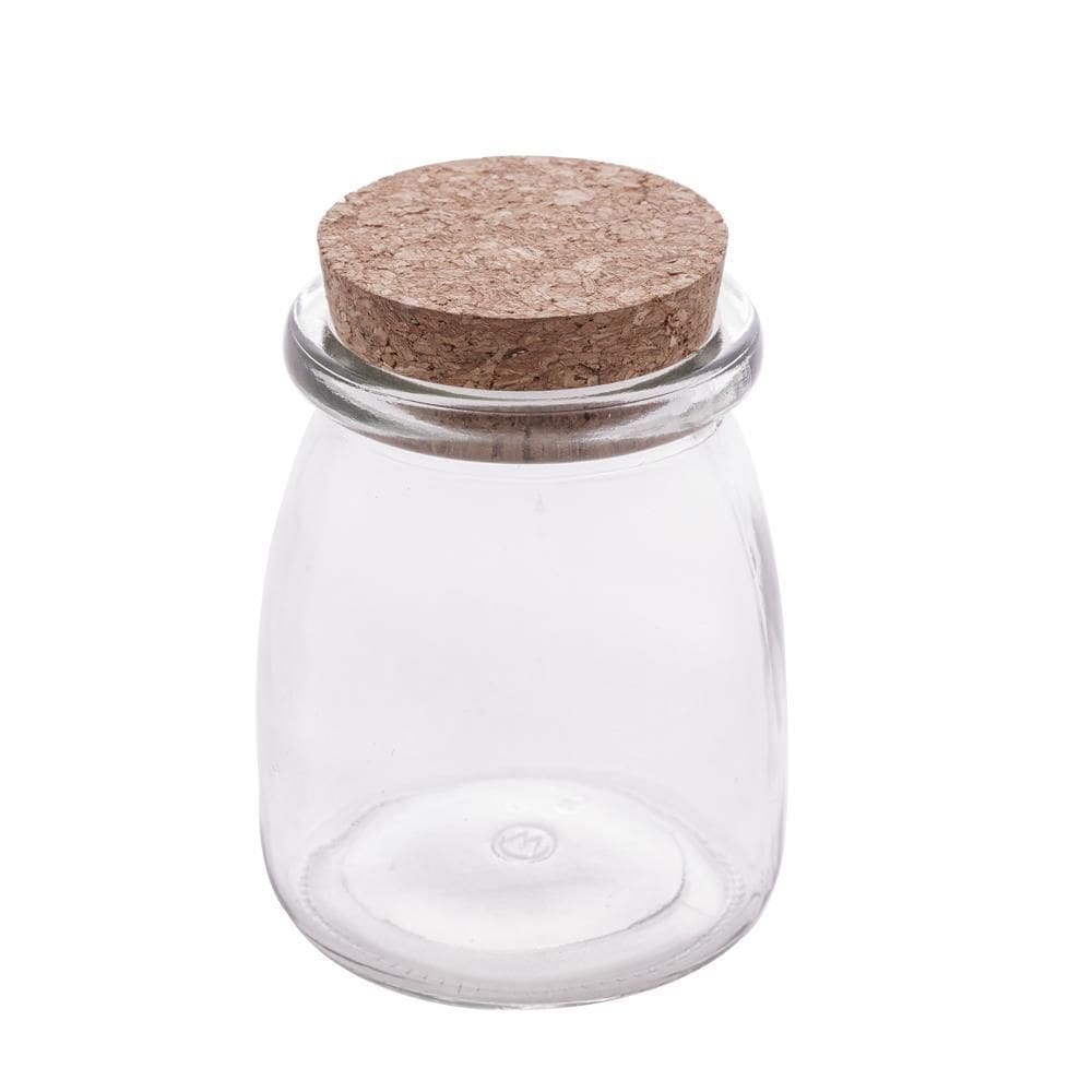 Porta Mantimento de Vidro com Rolha 190ml- Lyor