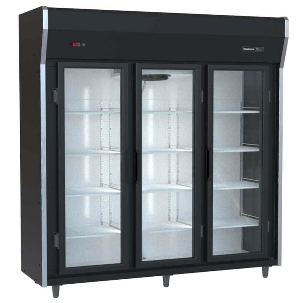 Refrigerador Vertical Venâncio De 3 Portas Preto 220V VREV30 38656