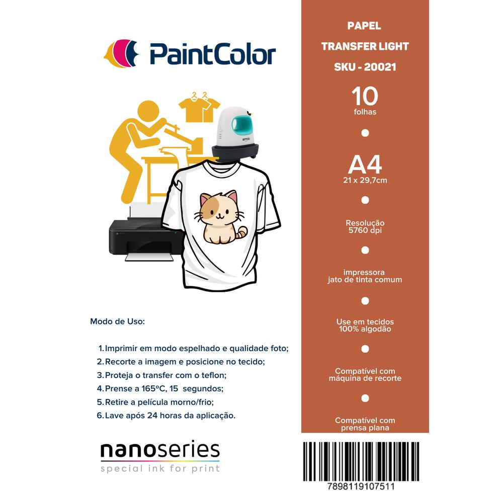 Papel Transfer Light 10un