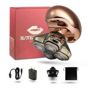 Barbeador elétrico Skull Shaver Butterfly Kiss Pro Rose Gold