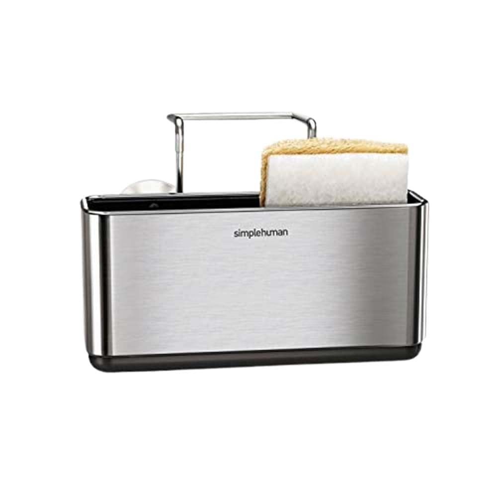 Suporte de esponja Sink Caddy simplehuman Slim Brushed Stainless