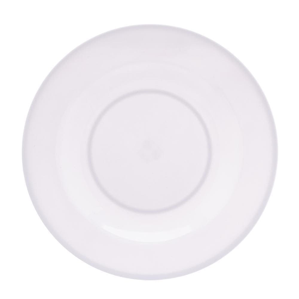 Prato para Sobremesa de Melamina Basic Branco 18cm - Lyor