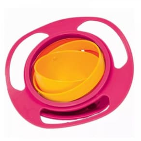 Prato Giro Bowl Blister Rosa De Bebê Buba