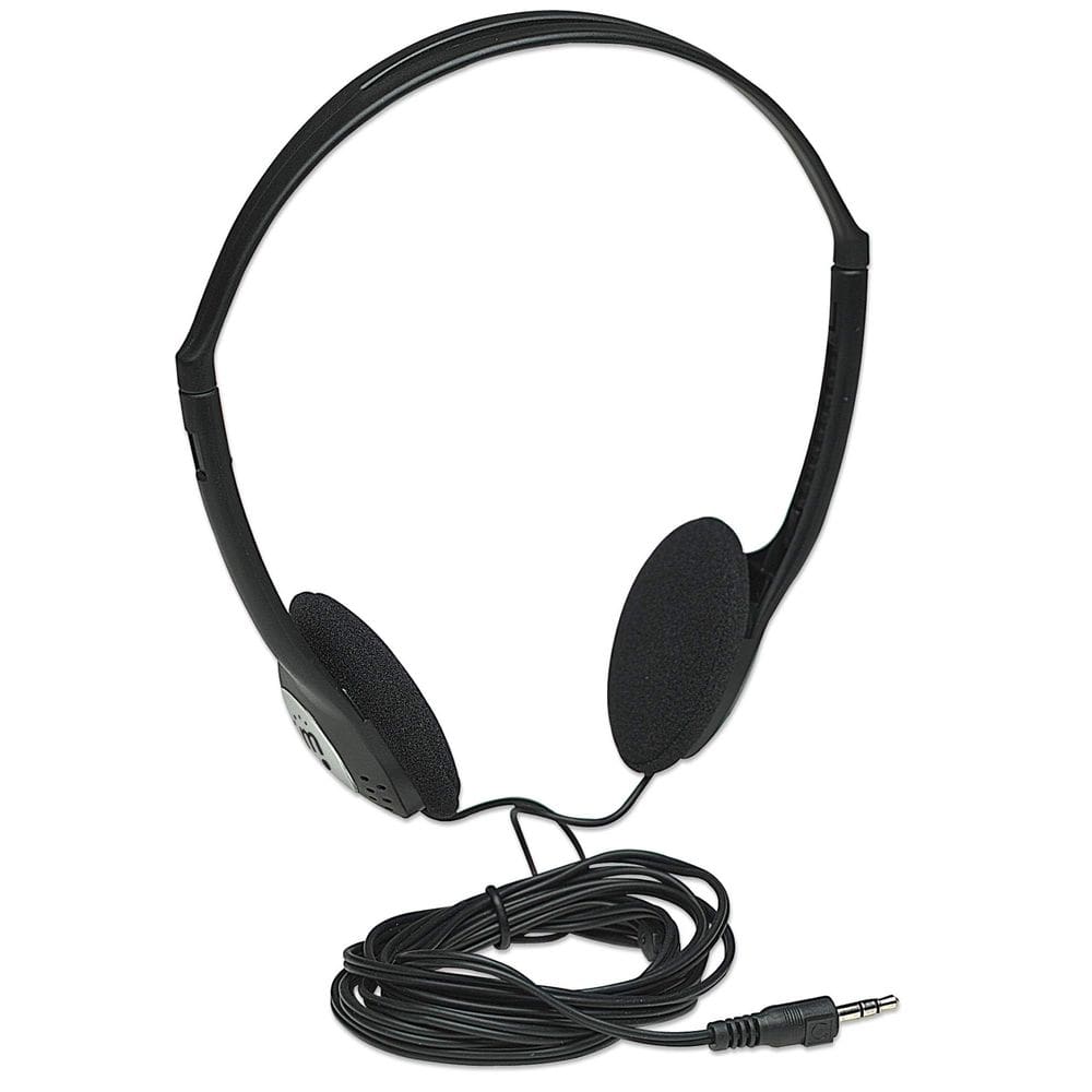 Fone de ouvido Manhattan On-Ear Estéreo com fio com cabo de 1,8 m e 3,5 mm