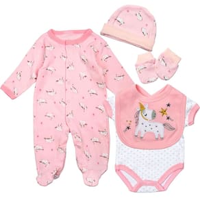 Conjunto de roupas para bonecas Reborn Baby Dolls, 17-22 polegadas, além de acessórios