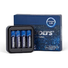 Bateria recarregável TENAVOLTS 1.5V AA de lítio 2775mWh, pacote com 4